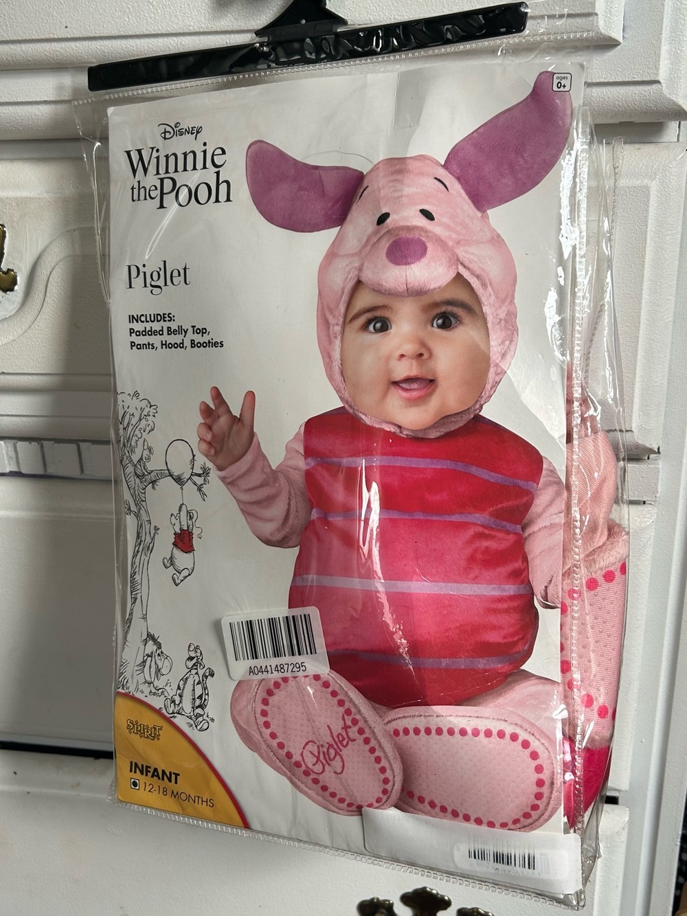 Disney Winnie the Pooh Piglet Infant Costume 12-18 Months